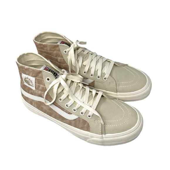 VANS Sk8-Hi 38 Decon Shoe Sand Canvas Men's Size Sneakers Skate VN0A4BX62ZA - Picture 3 of 9